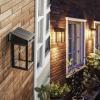 Philips LED Geri 929004632601 venkovní solární nástěnné osvětlení s PIR senzorem LED 3.2 W černá