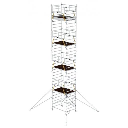 MUNK Günzburger Steigtechnik 115284 hliník skládací lešení max.prac. výška: 11.08 cm