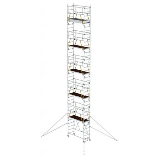 MUNK Günzburger Steigtechnik 115194 hliník skládací lešení max.prac. výška: 11.89 cm