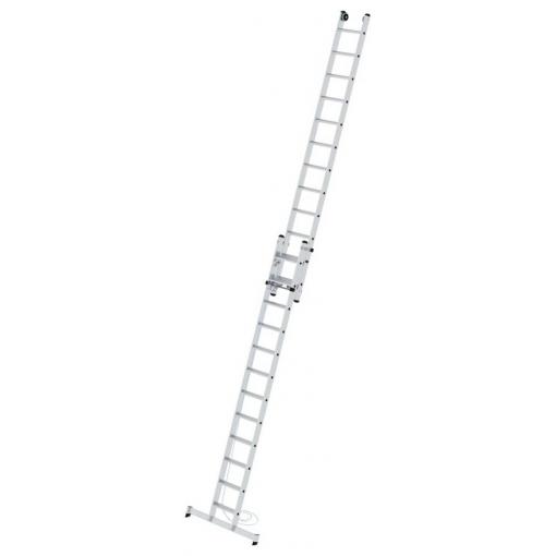 MUNK Günzburger Steigtechnik 040684 hliník Stupňovitý žebřík s lanem max.prac. výška: 7.0 cm 23 kg