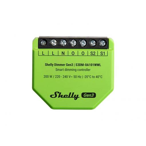 Smart ovladač osvětlení SHELLY Dimmer Gen3 WiFi