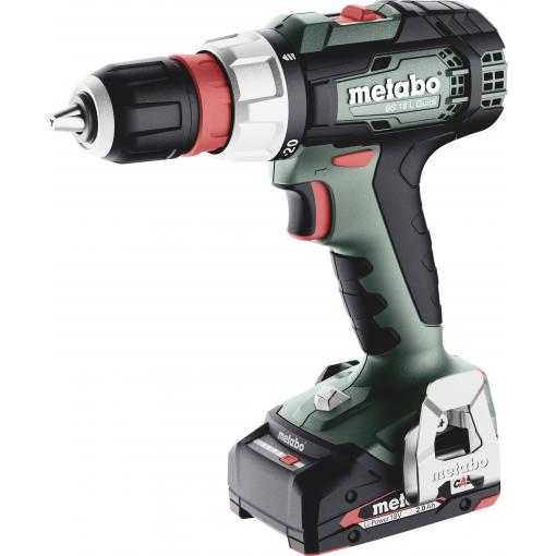 Metabo BS 18 L Quick aku vrtací šroubovák, 18 V, 2 Ah Li-Ion vč. 2x aku, kufřík, vč. nabíječky, 614052500
