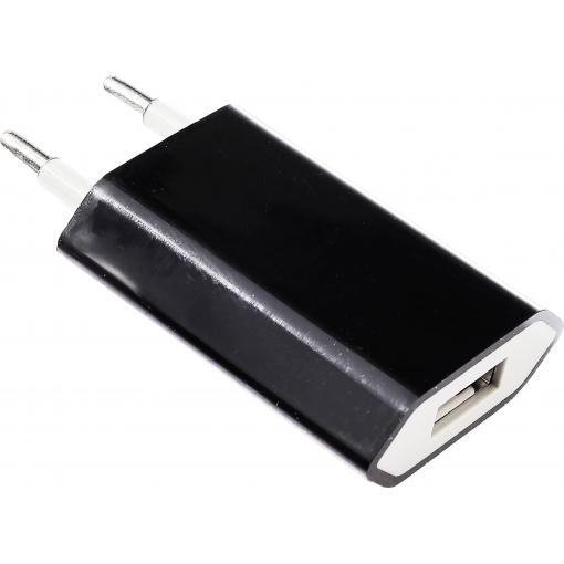 Deko Light USB A Steckernetzteil 5V DC, 1000mA, Schwarz 930887 napájecí zdroj černá