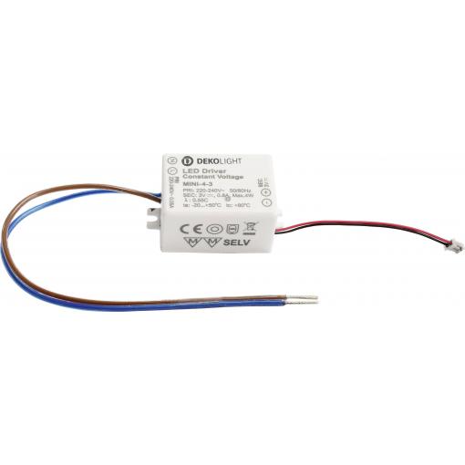 Deko Light RF-smart, Netzgerät 230V für 8 Zonen Wandfernbedienung (3,3V DC) 872144 síťový zdroj bílá