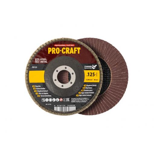 Kotouč lamelový 125mm P60 PROCRAFT FD125