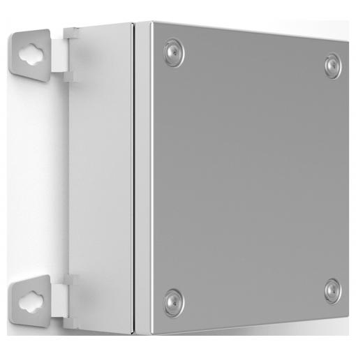 nVent HOFFMAN AWS41-304 (VE4) AWS41-304 (VE4) Příchytky pro upevnění na zeď (š x v x h) 76 x 36 x 21 mm nerezová ocel nerezová ocel 4 ks