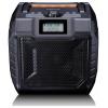 Lenco ODR-160GY ODR-160GY outdoorové rádio, DAB+, FM, AUX, SD, Bluetooth, DAB+, FM, voděodolné, s akumulátorem, funkce alarmu, Funkce powerbanky, pistolová šedá