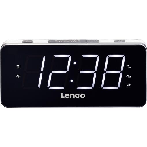 Lenco CR-18 CR-18 radiobudík, FM, FM, funkce alarmu, bílá