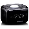 Lenco CR-12BK CR-12 radiobudík, FM, FM, černá