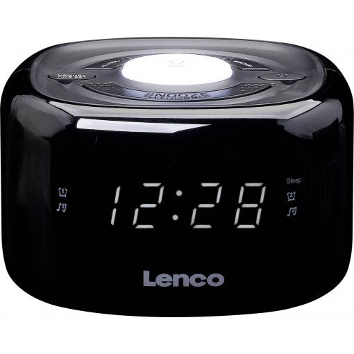 Lenco CR-12BK CR-12 radiobudík, FM, FM, černá