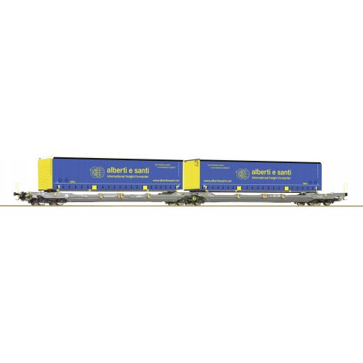 Roco 6600137 plošinový vůz, model DC