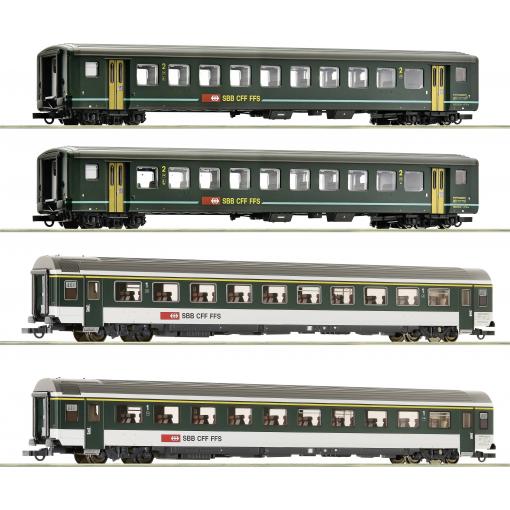 Roco 6200091 H0 sada 4 ks 2 „IR 1617“ SBB
