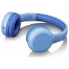 Lenco HPB-110BU sluchátka uzavřená (Over Ear) Bluetooth® modrá omezení hlasitosti dětské