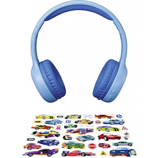 Lenco HPB-110BU sluchátka uzavřená (Over Ear) Bluetooth® modrá omezení hlasitosti dětské