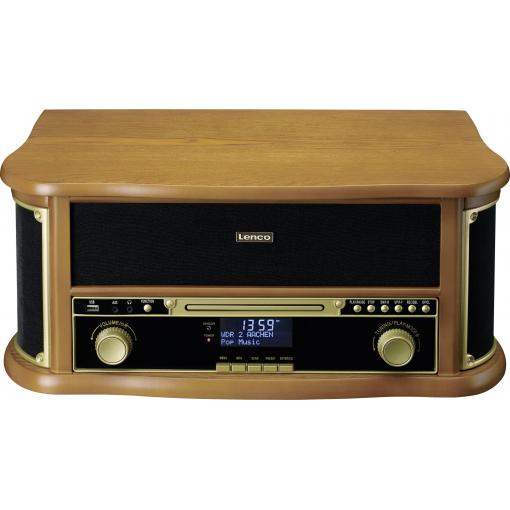 Lenco TCD-2571WD gramofon dřevo