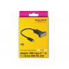 Delock USB 2.0 adaptér [1x USB-C® zástrčka - 1x RS232 zástrčka ] 63908 0.15 m