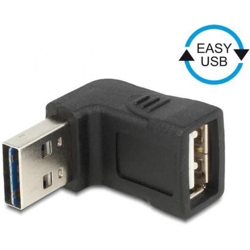 Delock USB 2.0 adaptér [1x USB 2.0 zástrčka A - 1x USB 2.0 zásuvka A] 65521 0 mm