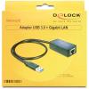 Delock USB 2.0 adaptér [1x USB-A konektor - 1x Gigabit LAN (1/2,5/5 Gbit/s)] 62121