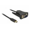 Delock USB 2.0 adaptér [1x USB-C® zástrčka - 1x RS232 zástrčka ] 62964 1.8 m