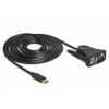 Delock USB 2.0 adaptér [1x USB-C® zástrčka - 1x RS232 zástrčka ] 62964 1.8 m