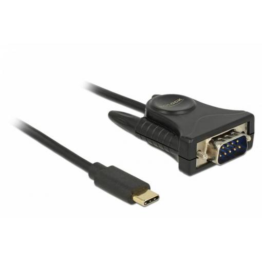 Delock USB 2.0 adaptér [1x USB-C® zástrčka - 1x RS232 zástrčka ] 62964 1.8 m