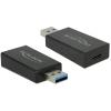 Delock USB 2.0 adaptér [1x Konektor USB 3.1 A - 1x Zásuvka USB-C® 3.1] 65689 0 mm