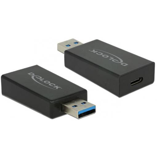 Delock USB 2.0 adaptér [1x Konektor USB 3.1 A - 1x Zásuvka USB-C® 3.1] 65689 0 mm