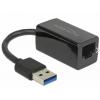 Delock USB 2.0 adaptér [1x USB-A konektor - 1x RJ45 zásuvka] DeLock - Netzwerkadapter - USB 3.1 Gen 1 - Gigabit Ethernet x 1 12.7 cm
