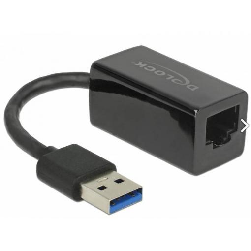 Delock USB 2.0 adaptér [1x USB-A konektor - 1x RJ45 zásuvka] DeLock - Netzwerkadapter - USB 3.1 Gen 1 - Gigabit Ethernet x 1 12.7 cm