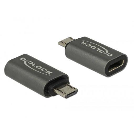 Delock USB 2.0 adaptér [1x micro USB 2.0 zástrčka B - 1x Zásuvka USB-C® 3.1] 65927 0 mm