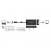 Delock USB 2.0 adaptér [1x USB-C® zástrčka - 1x VGA zásuvka, HDMI zásuvka, DVI zásuvka 24+5pólová] 63925 0.13 m