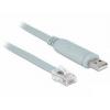 Delock USB 2.0 adaptér [1x USB 2.0 zástrčka A - 1x RJ45 zástrčka] 63911 1 m