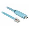 Delock USB 2.0 adaptér [1x USB 2.0 zástrčka C - 1x RJ45 zástrčka] 63914 3 m