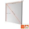 Celexon 1090028 roletové plátno 120 x 120 cm Formát obrazu: 1:1