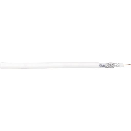 Interkabel AC 78-250 koaxiální kabel, vnější Ø: 4.50 mm, 75 Ω, bílá, 250 m