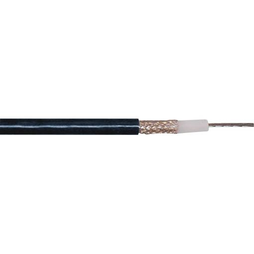 RG213 koaxiální kabel, vnější Ø: 10.30 mm, 50 Ω, 60 dB, černá, 100 m