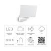 Steinel LED STRAHLER XLED HOME 2 WS 033125 venkovní LED reflektor Energetická třída (EEK2021): E (A - G) 13.7 W Barvy světla (LED svítidlo): teplá bílá