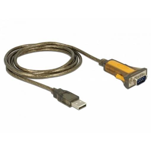 Delock USB 2.0 adaptér [1x USB 2.0 zástrčka A - 1x RS232 zástrčka ] 65840 1.5 m s USB