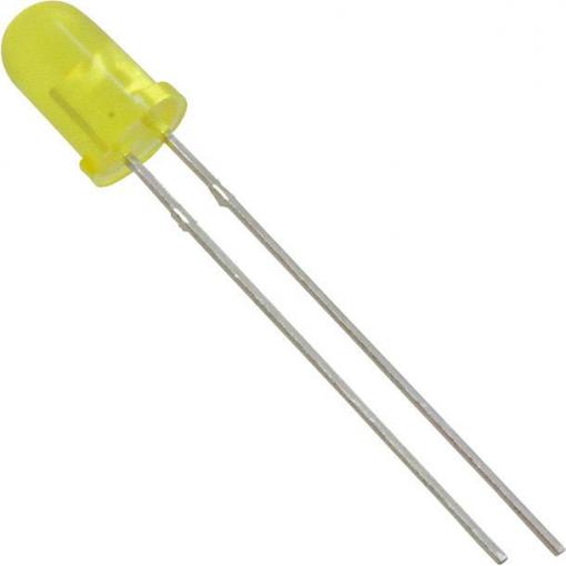 Lite-On LTL-307YLC LED s vývody žlutá kulatý 5 mm 3.7 mcd 50 ° 7 mA 1.8 V