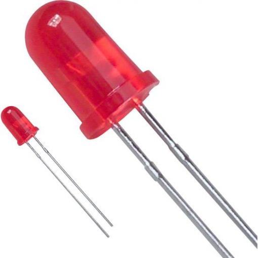 Lite-On LTL-307P LED s vývody červená kulatý 5 mm 5.6 mcd 50 ° 15 mA 2.1 V