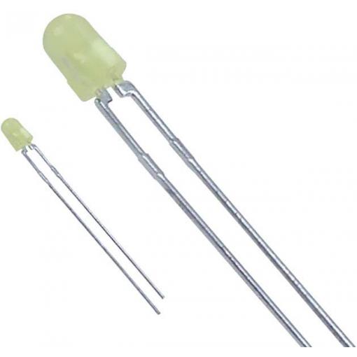 Lite-On LTL-4251N LED s vývody žlutá kulatý 3 mm 5.6 mcd 60 ° 20 mA 2.1 V