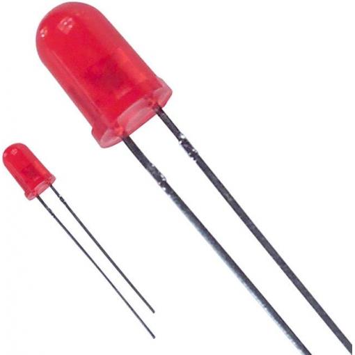 Lite-On LTL-4223 LED s vývody červená kulatý 5 mm 19 mcd 36 ° 30 mA 2 V