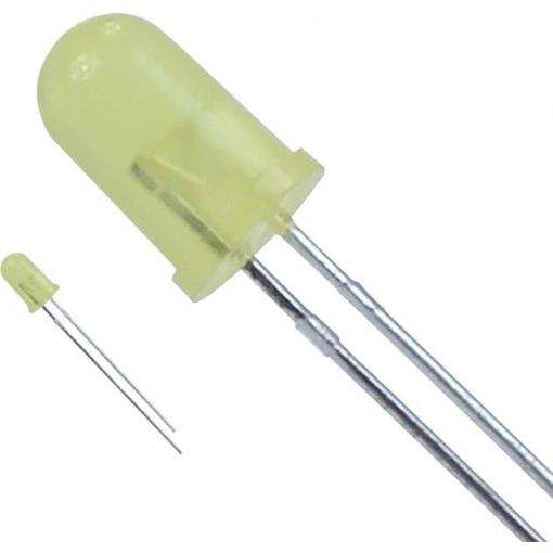 Lite-On LTL-4253 LED s vývody žlutá kulatý 5 mm 19 mcd 36 ° 20 mA 2.1 V