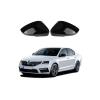 Kryty zrcátek Škoda Octavia MK3 2017 - 2019 černé lesklé