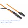 Renkforce RJ45 síťové kabely, propojovací kabely CAT 6A S/FTP 1.00 m oranžová Funkce vyhledávání portů, bez halogenů, samozhášecí 1 ks