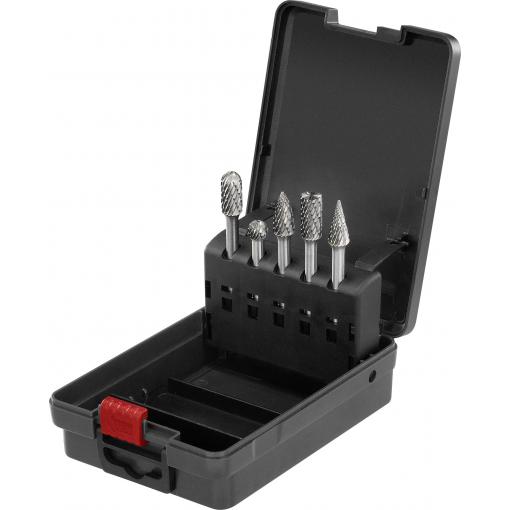 TOOLCRAFT TO-9913158 frézovací kolík , Vnější Ø 10 mm, Ø hřídele 6 mm, 5dílná