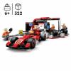 60443 LEGO® CITY F1® stojan na reproduktor s Boxencrew a Ferrari Flitzer