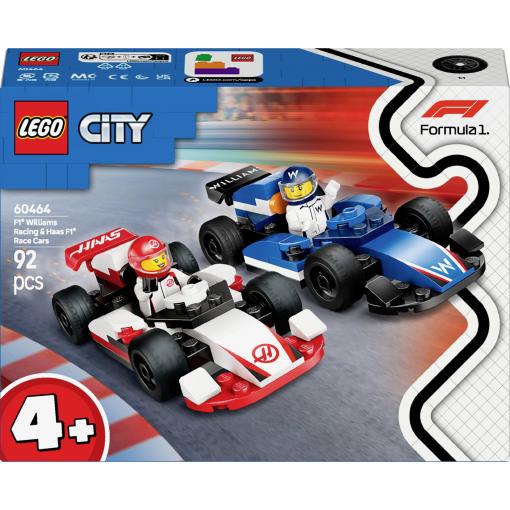 60464 LEGO® CITY F1® Williams Racing a Haas F1® závodní auta