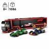 60445 LEGO® CITY F1® Transporter s RB20 & AMR24 F1® závodní vozy