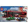 60445 LEGO® CITY F1® Transporter s RB20 & AMR24 F1® závodní vozy